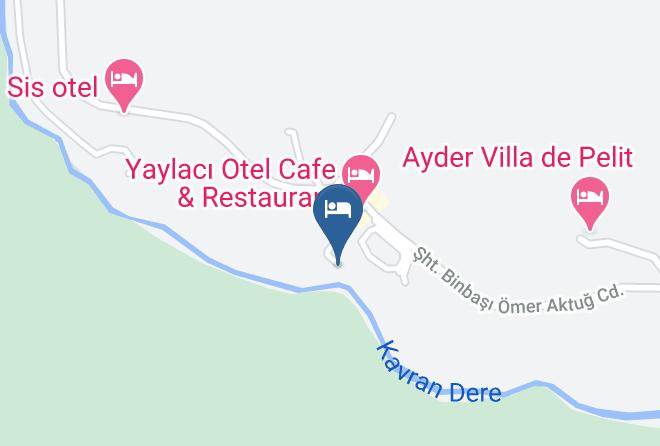 Camlihemsin - Otel Ayder Hasimoglu Maps