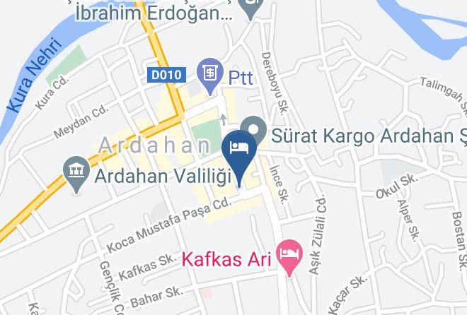Ardahan Kaptanpasa - Otel Balci Maps