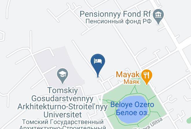 Tomsk - Otel' Beloye Ozero Maps