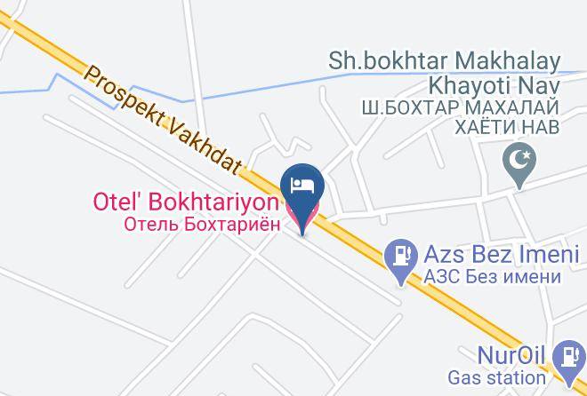Qurghonteppa - Otel' Bokhtariyon Maps