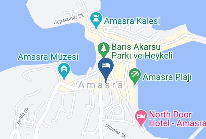 Amasra - Otel Cenova Maps
