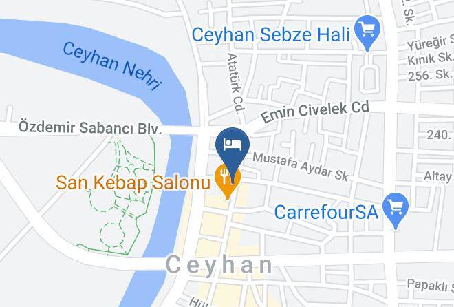 Ceyhan - Otel Ceyhan Maps