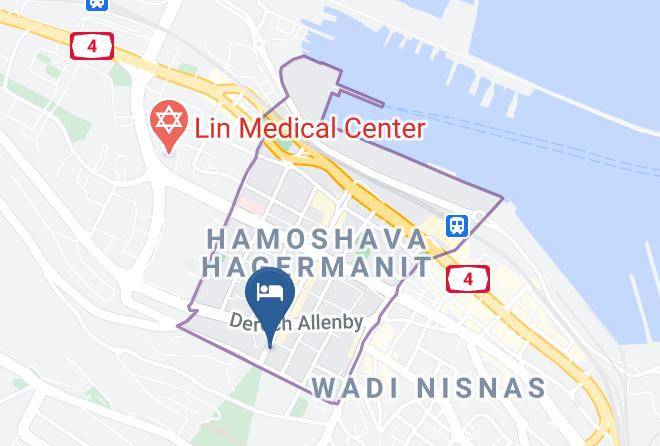 Haifa - Otel City Port Maps