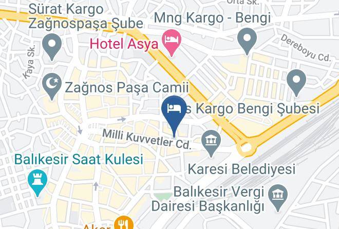 Karesi - Otel Comlek Maps