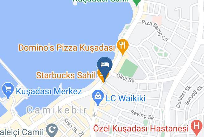 Kusadasi - Derici Hotel Maps