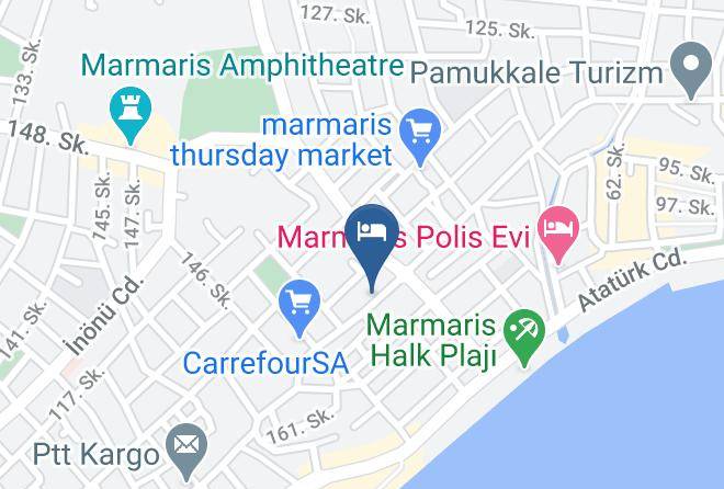 Marmaris - Dost Otel Maps
