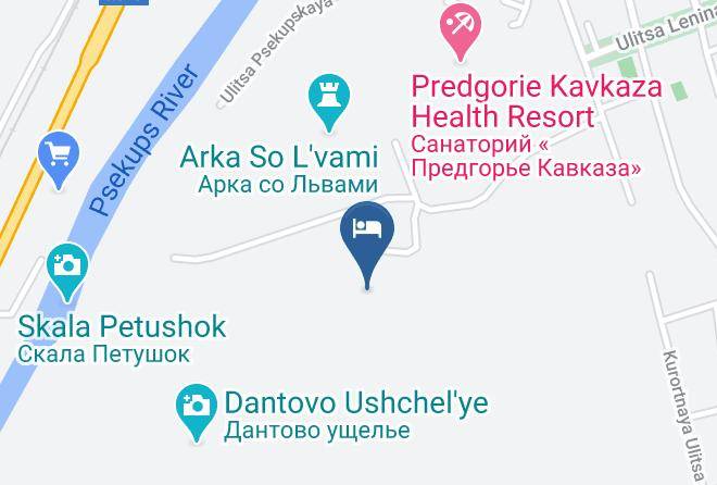 Goryachiy Klyuch - Otel' Dubrava Maps