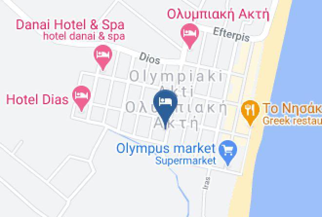 Pieria - Otel Enastron Maps
