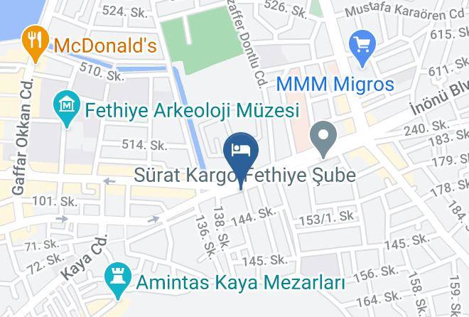 Fethiye - Otel Eroglu Maps