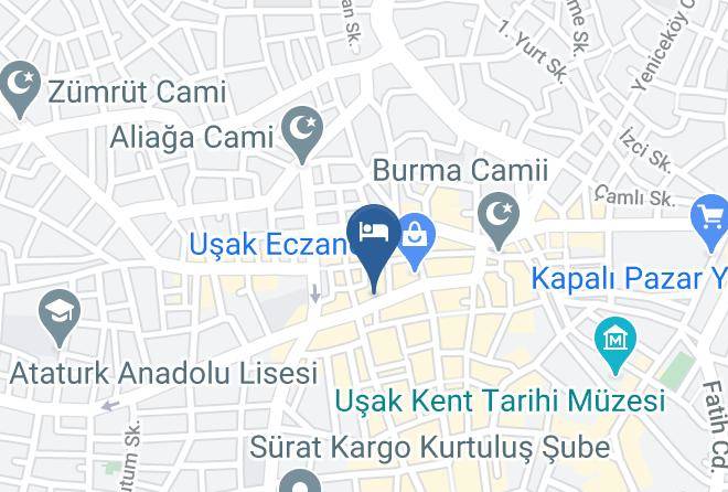 Usak Ozdemir - Otel Ersun Maps