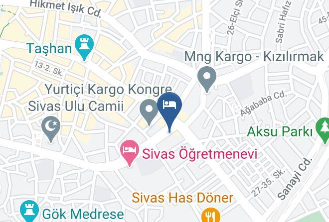 Sivas Pasabey - Fatih Otel Maps