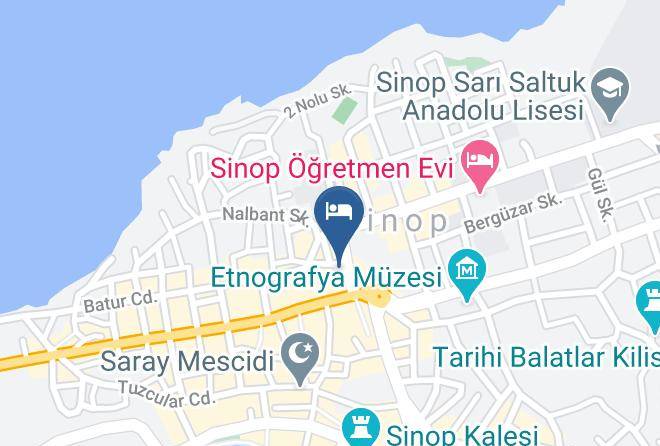 Sinop Meydan Kapi - Otel Gonul Maps