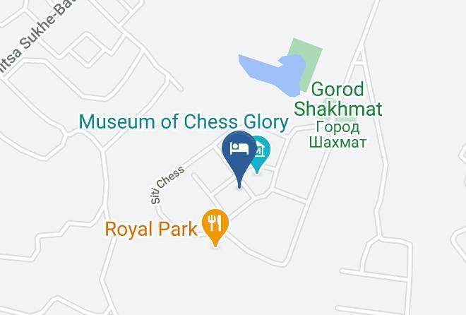 Otel' Gorod Shakhmat Map