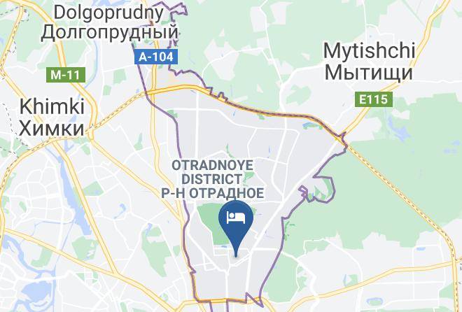 Moscow - Otel' Grad Maps
