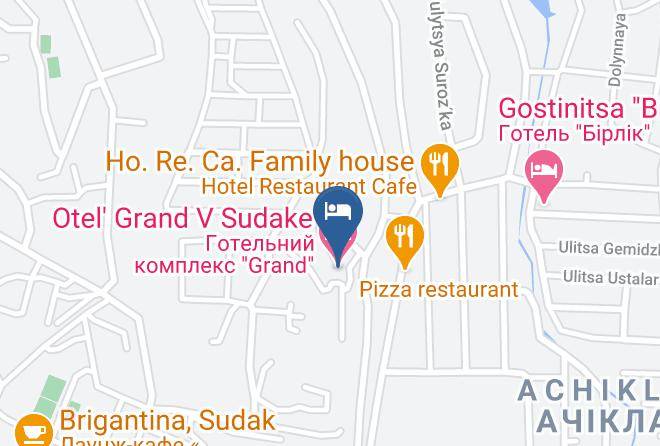 Sudak - Otel' Grand V Sudake Maps