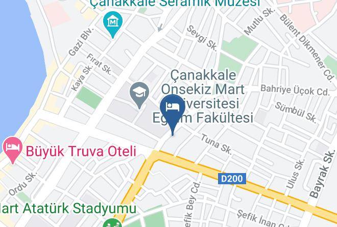 Canakkale Cevat Pasa - Otel Gulec Maps