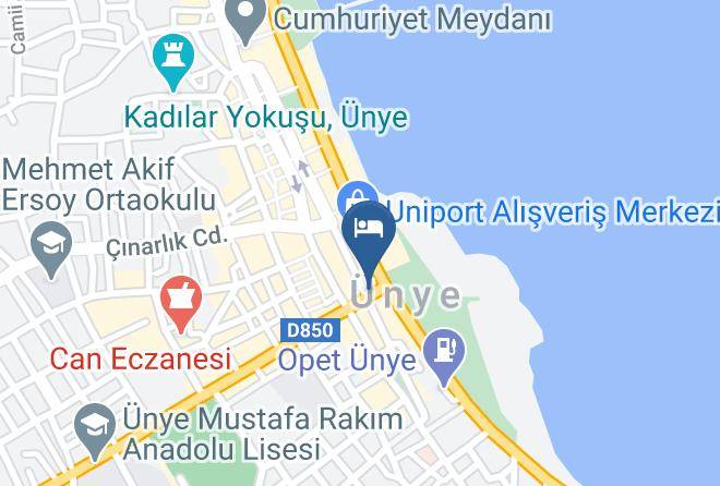 Unye - Otel Guney Maps