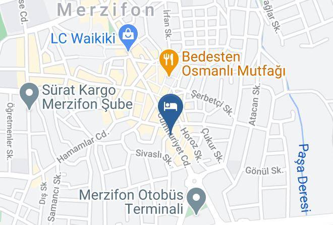 Merzifon - Otel Hak Maps