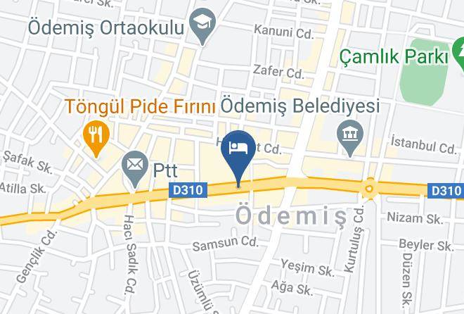 Odemis - Otel Helvaci Maps
