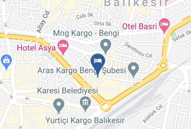Karesi - Otel Inanoz Maps