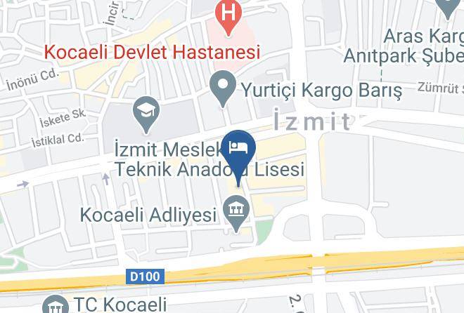 Izmit - Otel Inci Maps