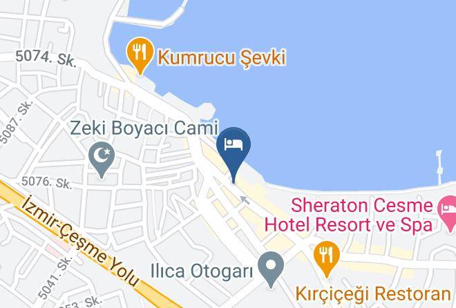 Cesme - Scala Nuova Inkim Hotel Cesme Maps