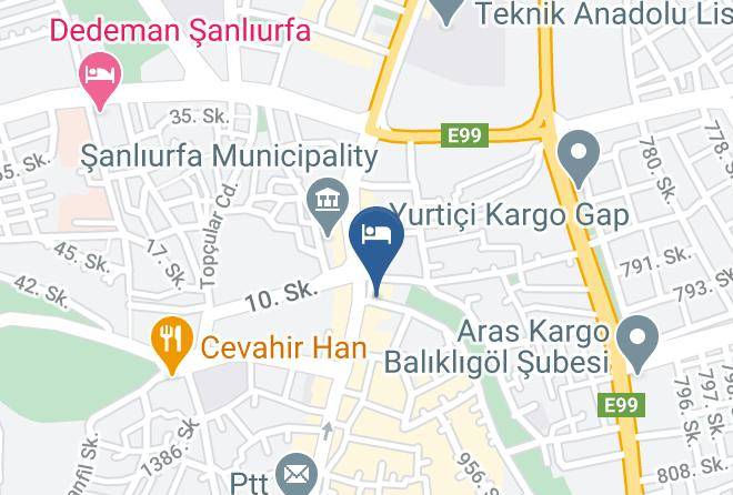 Eyyubiye - Otel Ipek Palas Maps