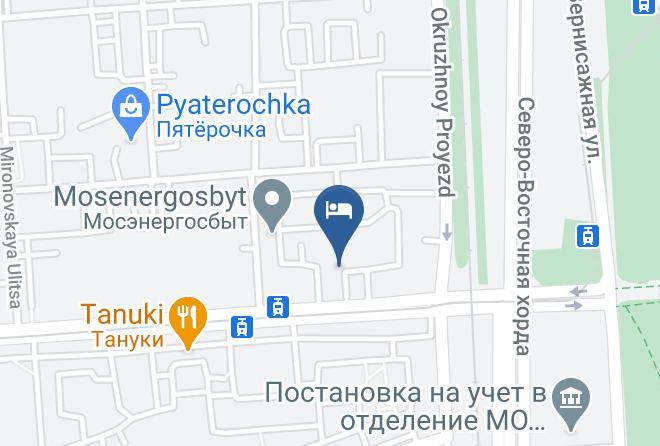 Otel' Izmaylovo Park Map