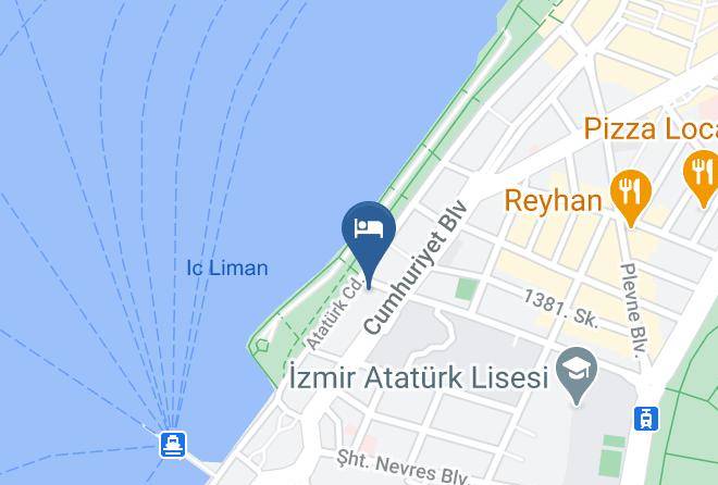 Konak - Izmir Palas Otel Maps