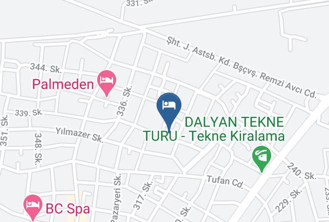 Ortaca - Otel Jade Maps