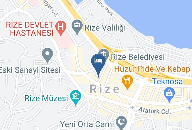 Rize Piricelebi - Otel Kackar Maps