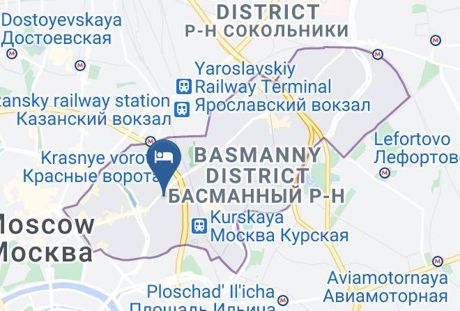 Moscow - Otel' Kaliforniya Na Pokrovke Maps