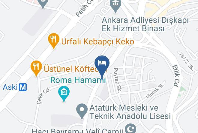 Altindag - Otel Kennedy Maps