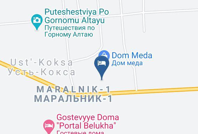 Ust Koksinsky District - Otel' Kochevnik Maps