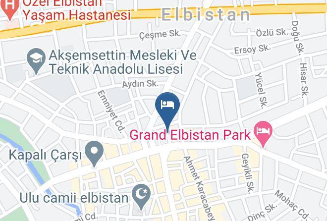 Elbistan - Otel Konfor Maps