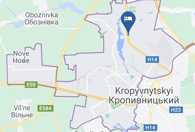 Kropyvnytskyi Raion - Otel Kozakskaya Zastava Maps