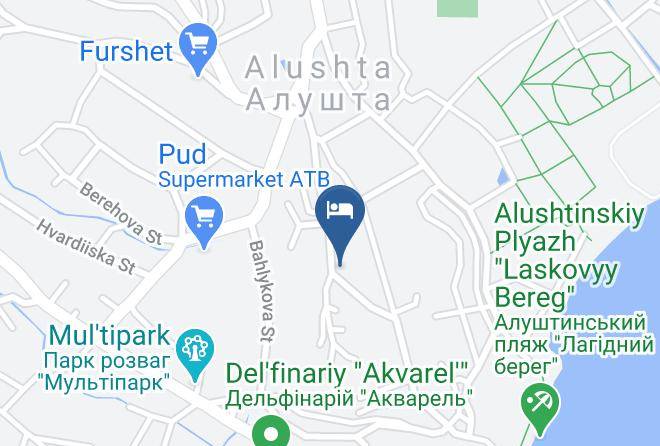 Alushta - Otel' Krym Maps