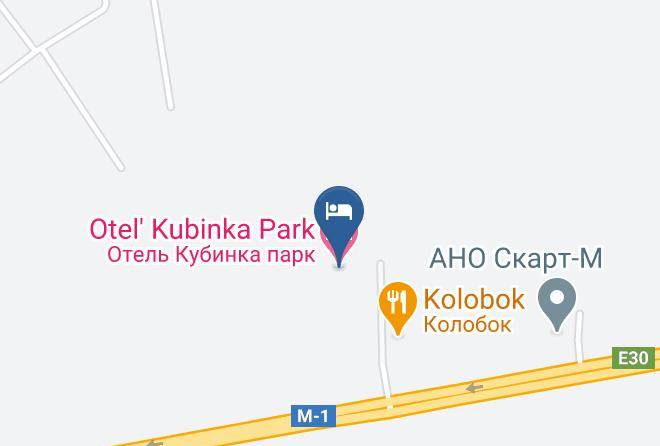 Odintsovsky District - Otel' Kubinka Park Maps