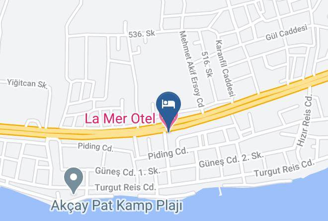 Edremit - La Mer Otel Maps