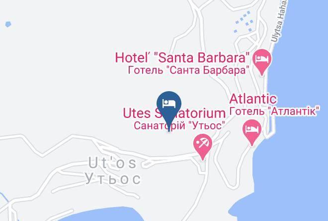 Alushta - Otel Laguna Utes Maps