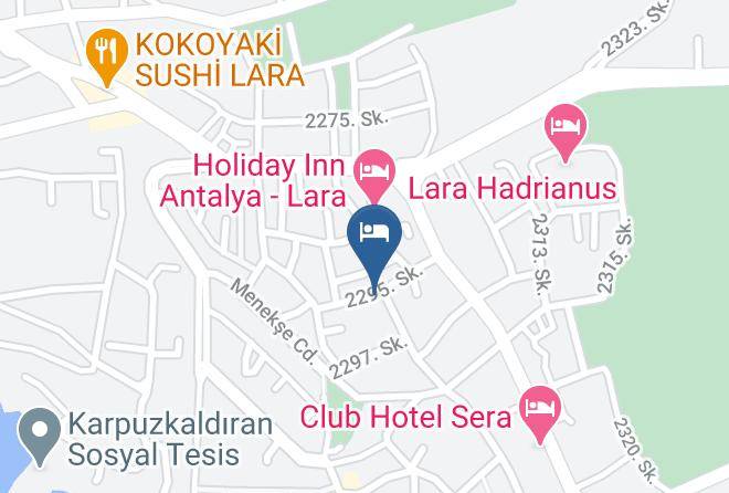 Muratpasa - Otel Lugano Maps