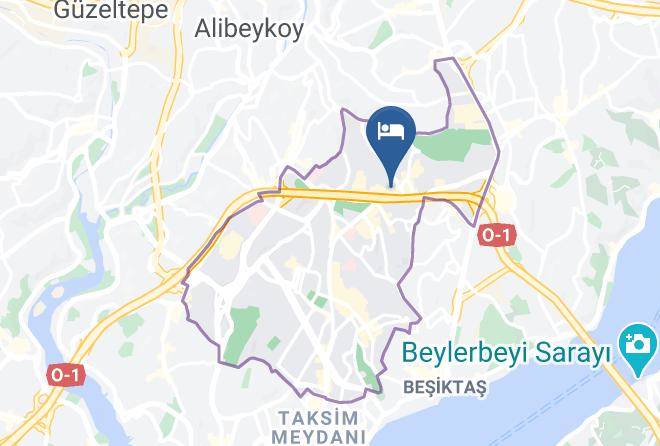 Sisli - Otel Mecidiye Maps