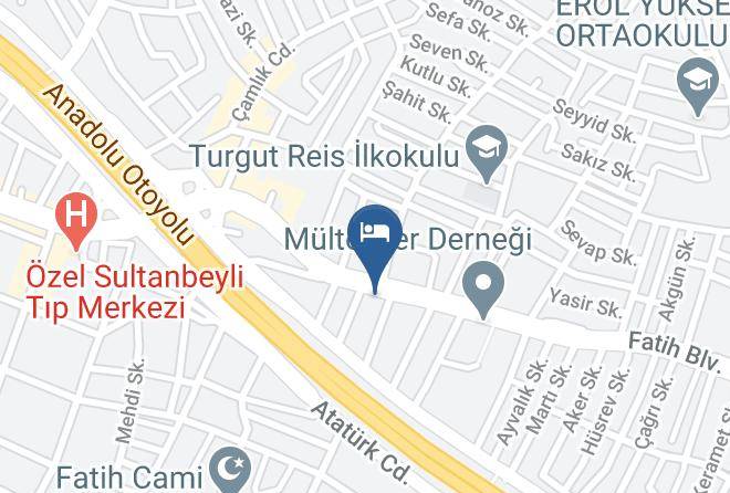 Sultanbeyli - Otel Mete Maps