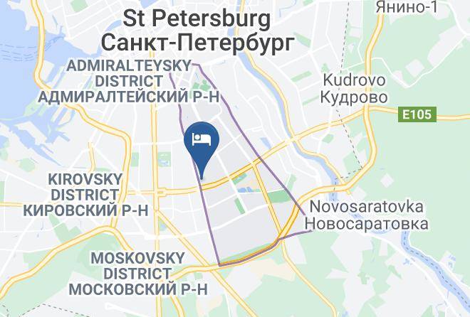 Saint Petersburg - Otel' Na Belgradskoy Maps