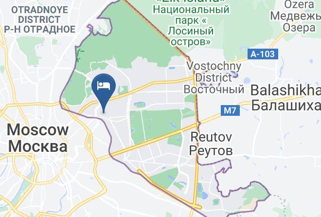 Moscow - Otel' Na Medovom Maps