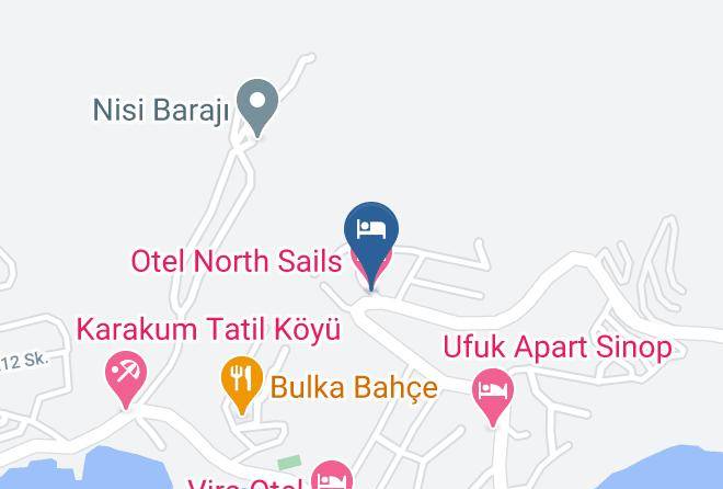 Sinop Ada - Otel North Sails Maps