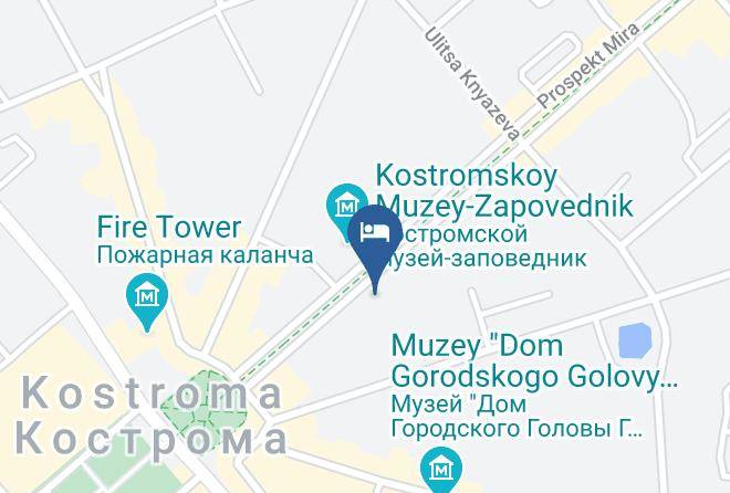 Kostroma - Otel' Ostrovskiy Maps