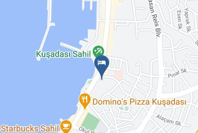 Kusadasi - Sozer Hotel Maps