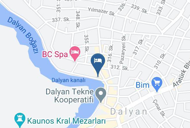 Ortaca - Dalyan Hotel Palmyra Maps