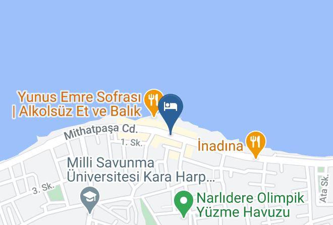 Narlidere - Otel Pina Maps
